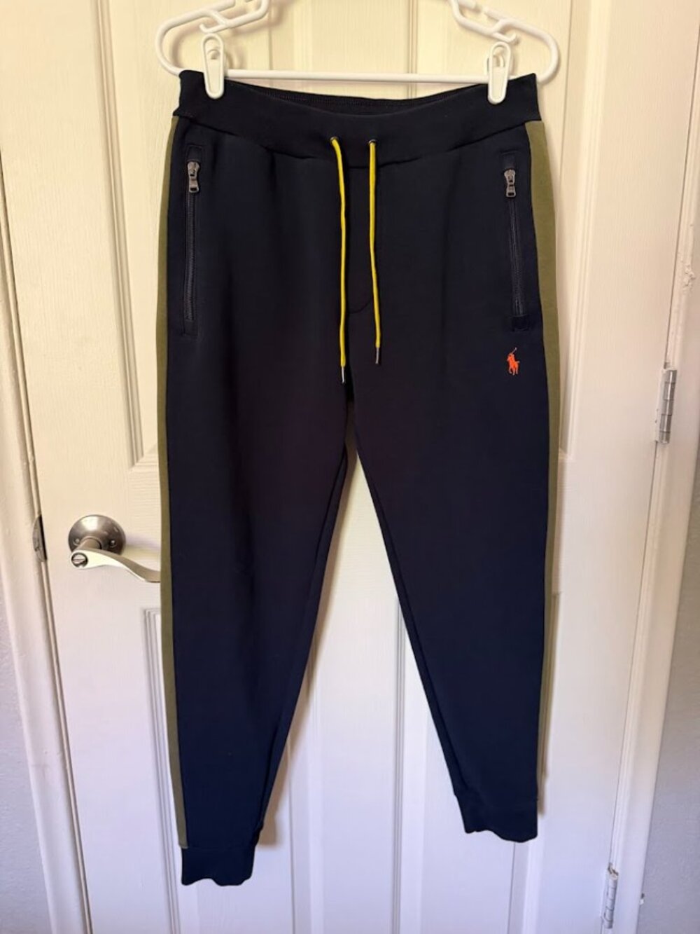 Polo Ralph Lauren Double Knit Joggers Navy/Green Small